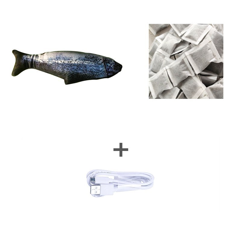 Electric Jumping Fish Simulation Toy – Interactive Flopping Fish for Cats & Pets