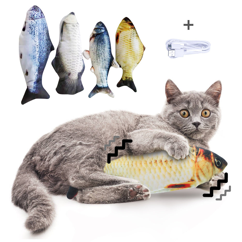 Electric Jumping Fish Simulation Toy – Interactive Flopping Fish for Cats & Pets