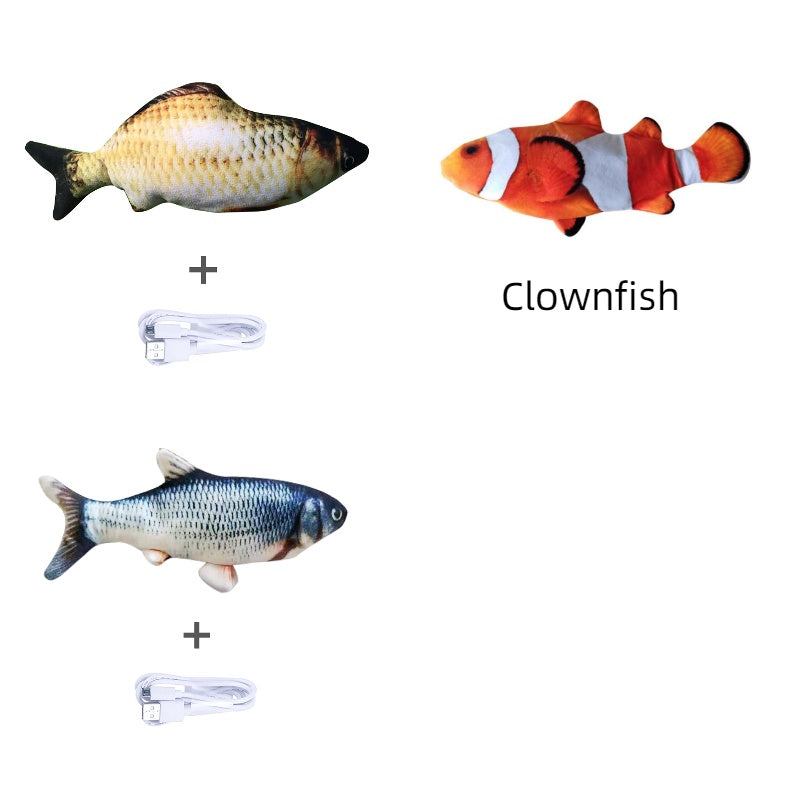 Electric Jumping Fish Simulation Toy – Interactive Flopping Fish for Cats & Pets