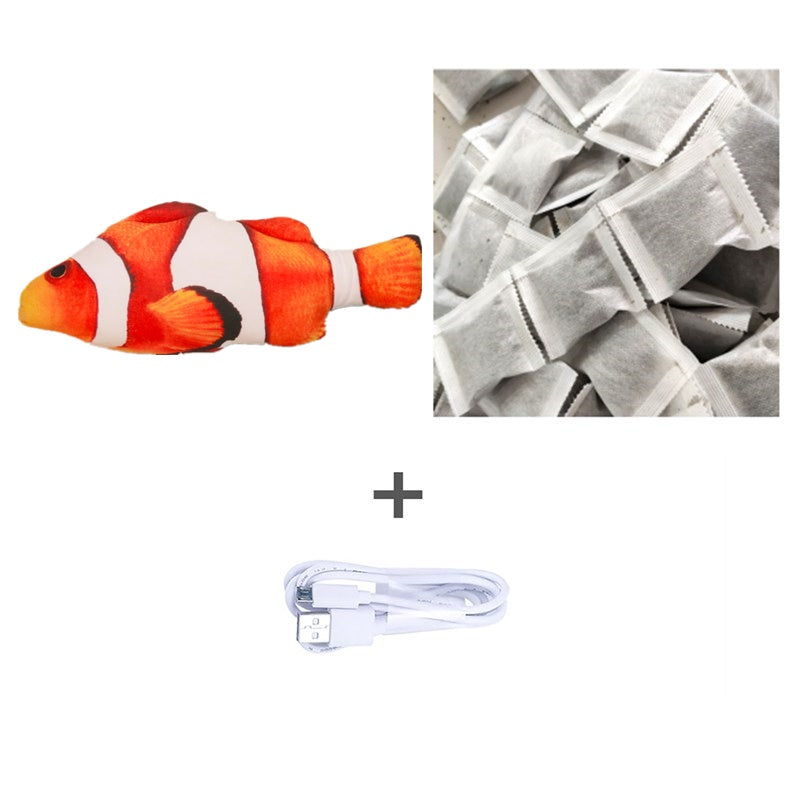 Electric Jumping Fish Simulation Toy – Interactive Flopping Fish for Cats & Pets