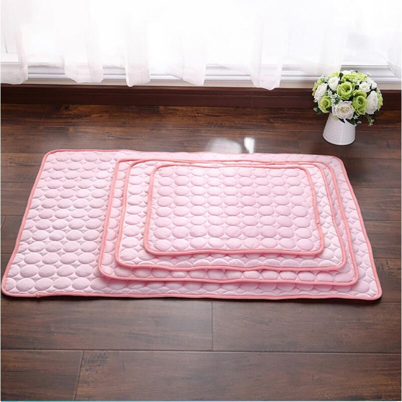 Pet Cooling Mat for Dogs & Cats | Ice Silk Summer Cold Nest Pad