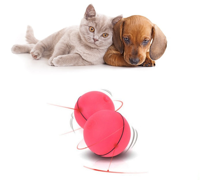 LED Laser Cat Toy Ball – Interactive Rolling Electronic Pet Toy