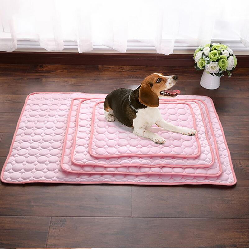 Pet Cooling Mat for Dogs & Cats | Ice Silk Summer Cold Nest Pad