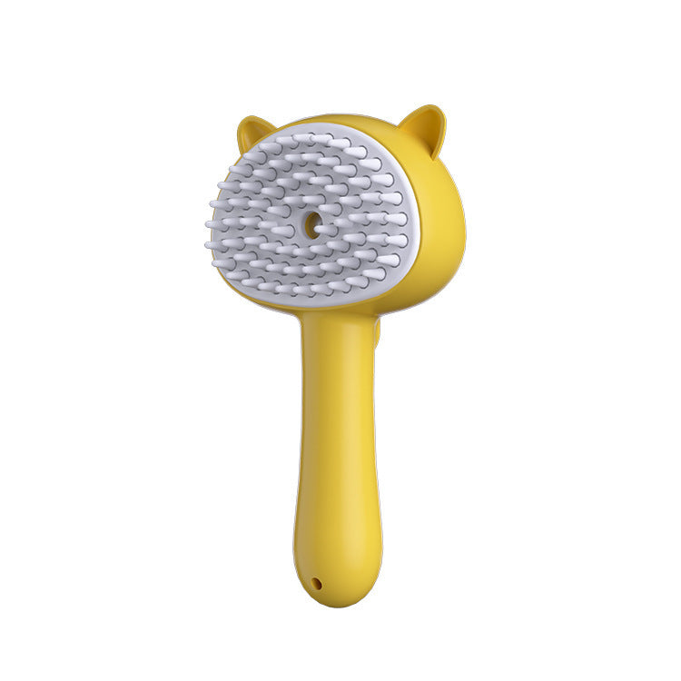 Hair Cleaning Brush with Mist – Rechargeable Self-Cleaning Slicker for Dogs & Cats
