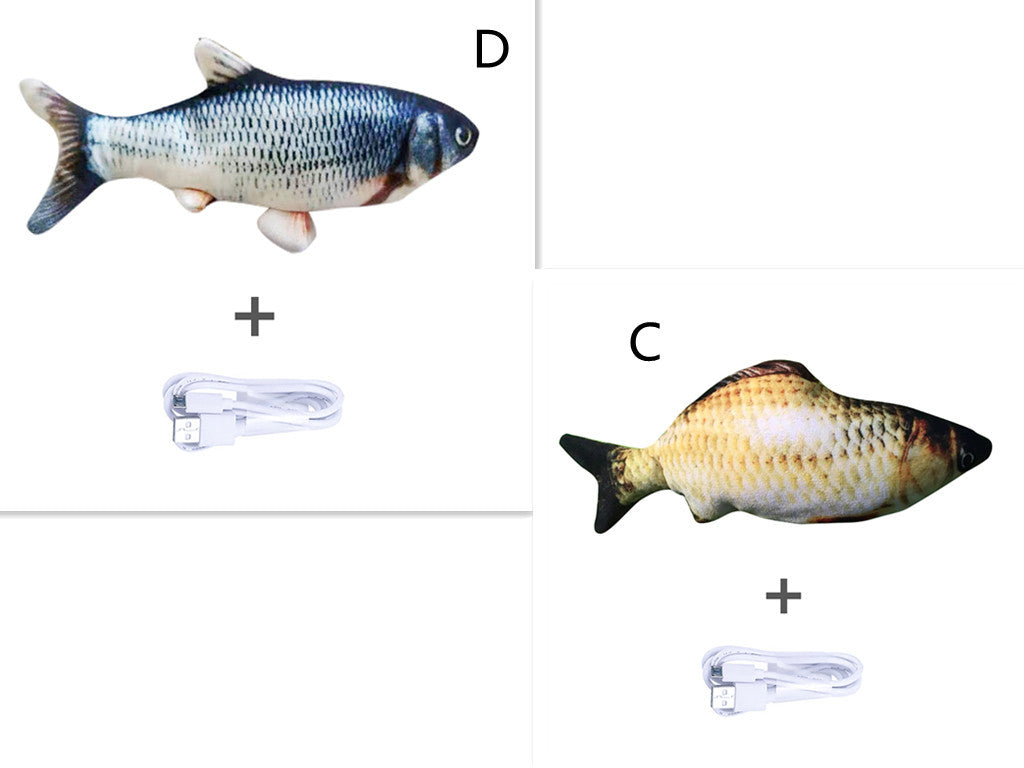 Electric Jumping Fish Simulation Toy – Interactive Flopping Fish for Cats & Pets