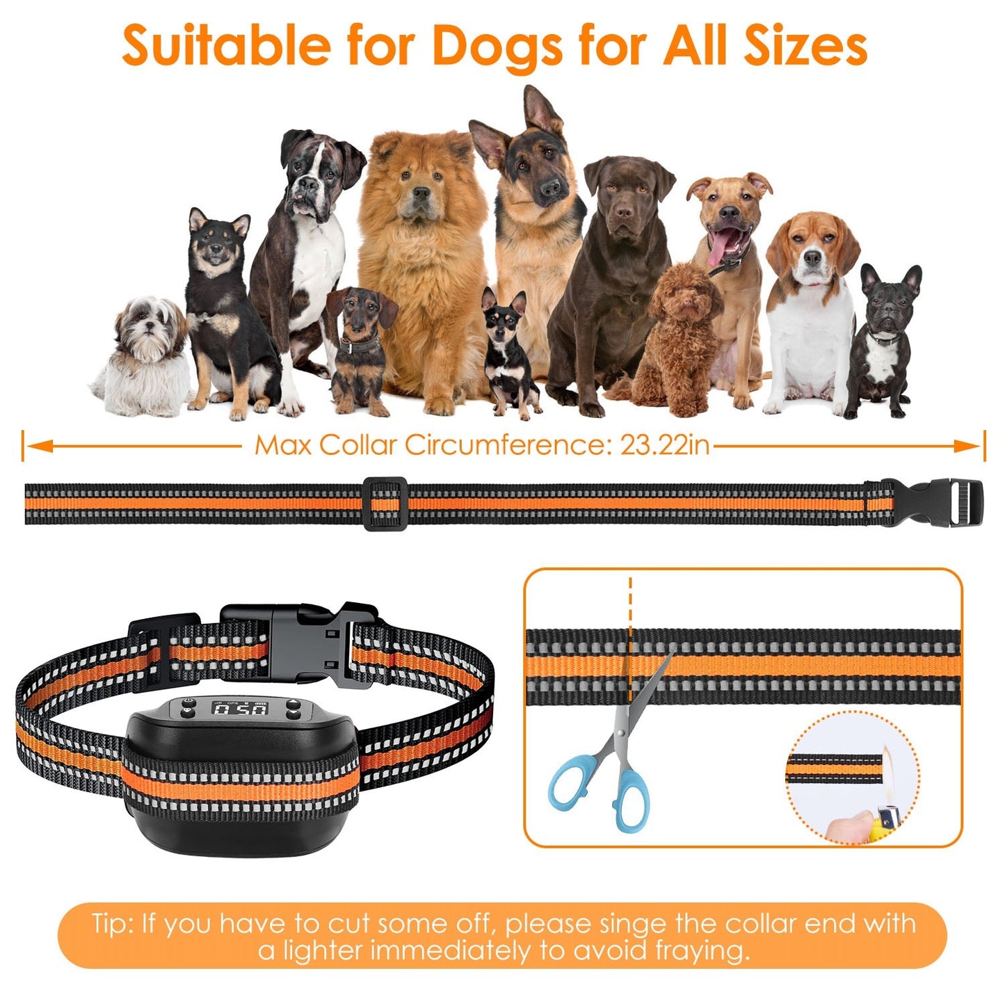 2-in-1 Dog GPS Fence & Tracker – Wireless GPS Dog Collar, 32–2887 FT Radius, IPX6 Waterproof for Small, Medium & Large Dogs
