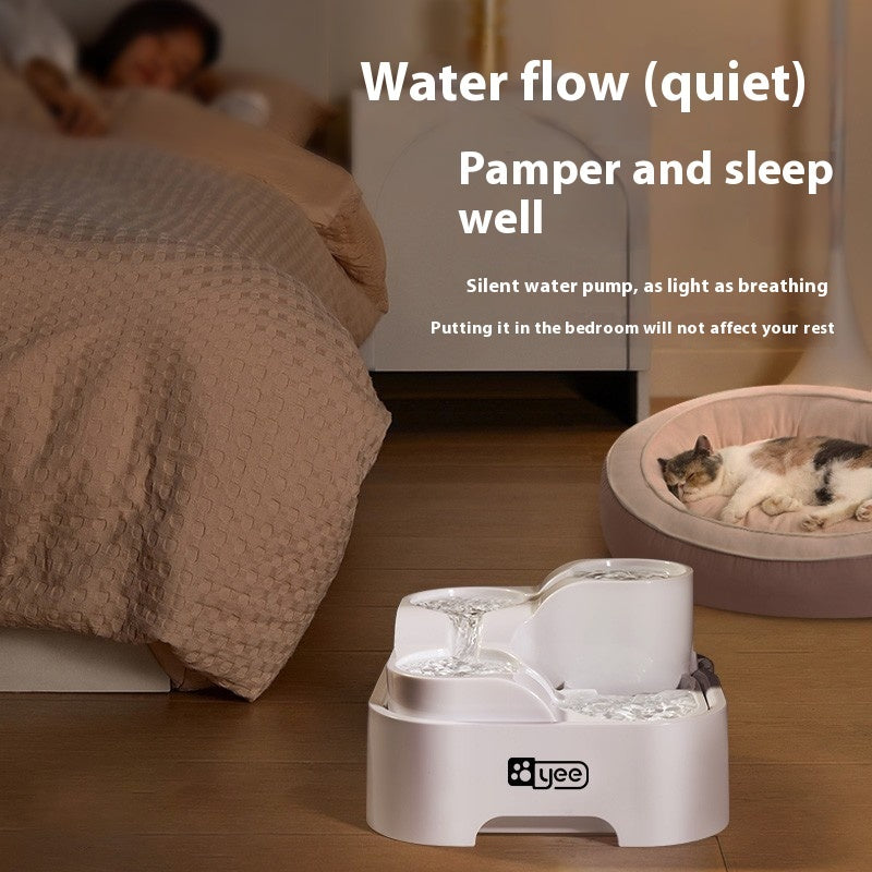 Automatic Cat Water Fountain with Filter – Circulating Flowing Fresh Water Dispenser