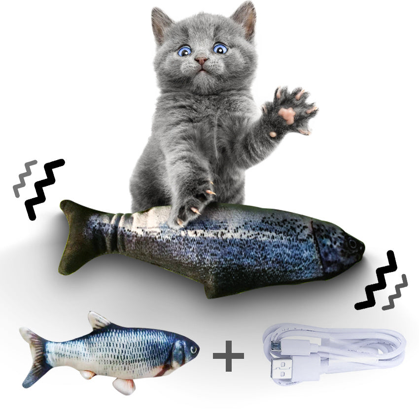 Electric Jumping Fish Simulation Toy – Interactive Flopping Fish for Cats & Pets