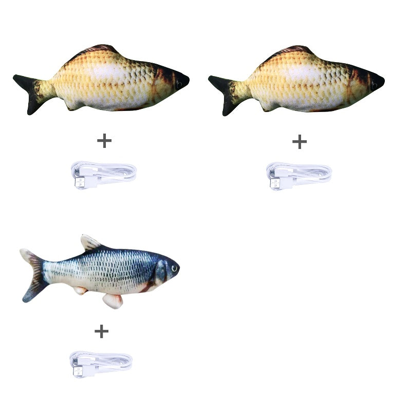 Electric Jumping Fish Simulation Toy – Interactive Flopping Fish for Cats & Pets