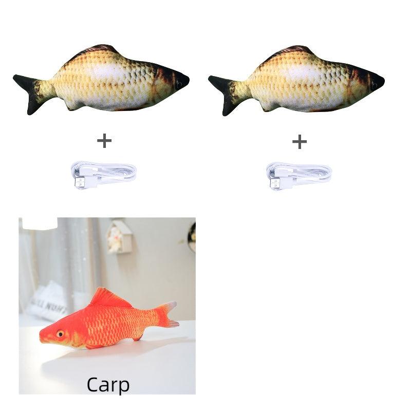 Electric Jumping Fish Simulation Toy – Interactive Flopping Fish for Cats & Pets