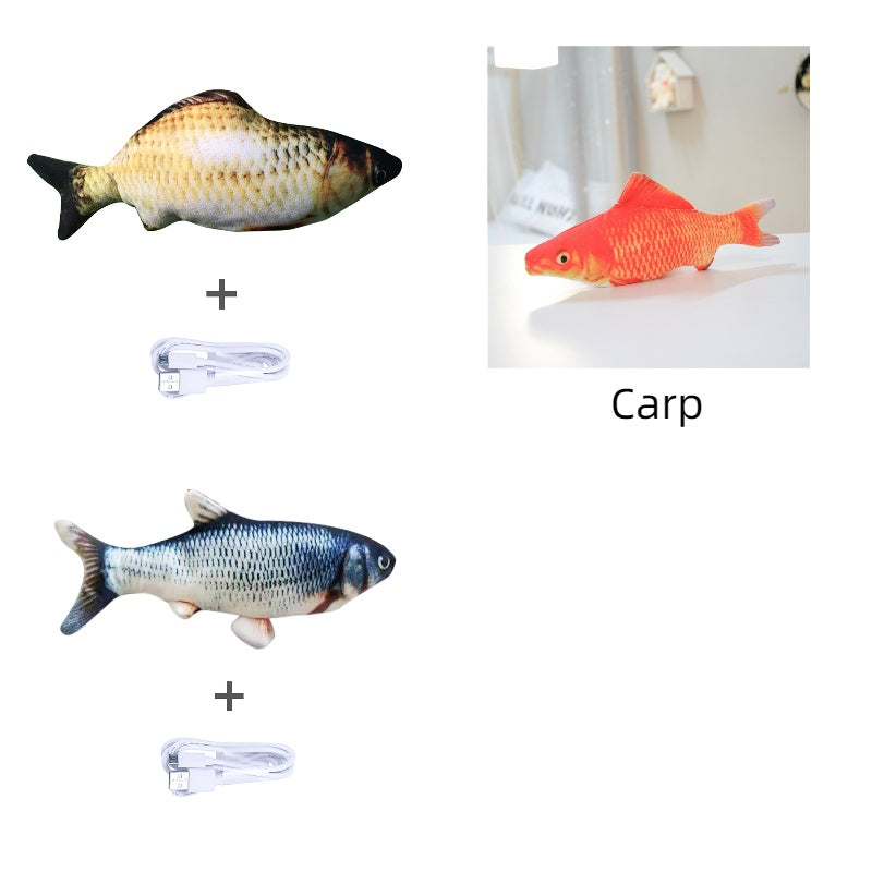 Electric Jumping Fish Simulation Toy – Interactive Flopping Fish for Cats & Pets
