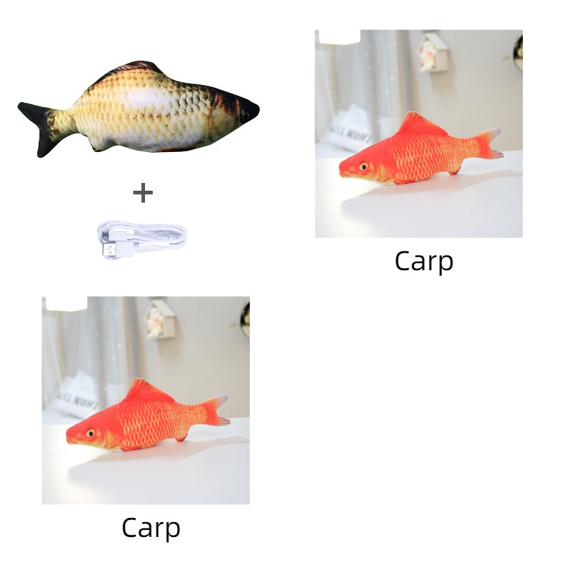 Electric Jumping Fish Simulation Toy – Interactive Flopping Fish for Cats & Pets