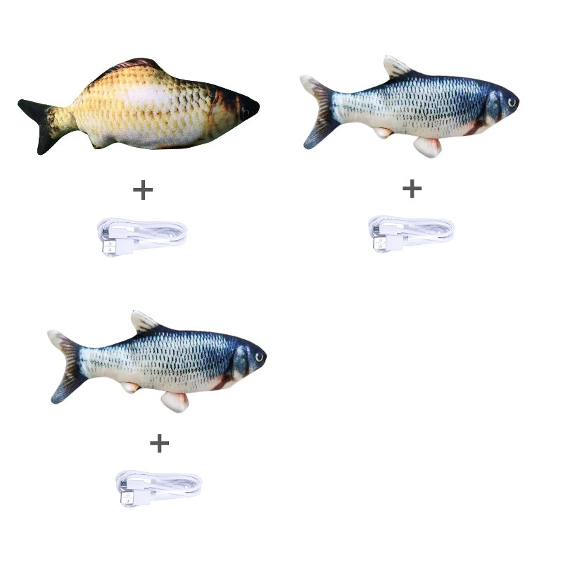 Electric Jumping Fish Simulation Toy – Interactive Flopping Fish for Cats & Pets