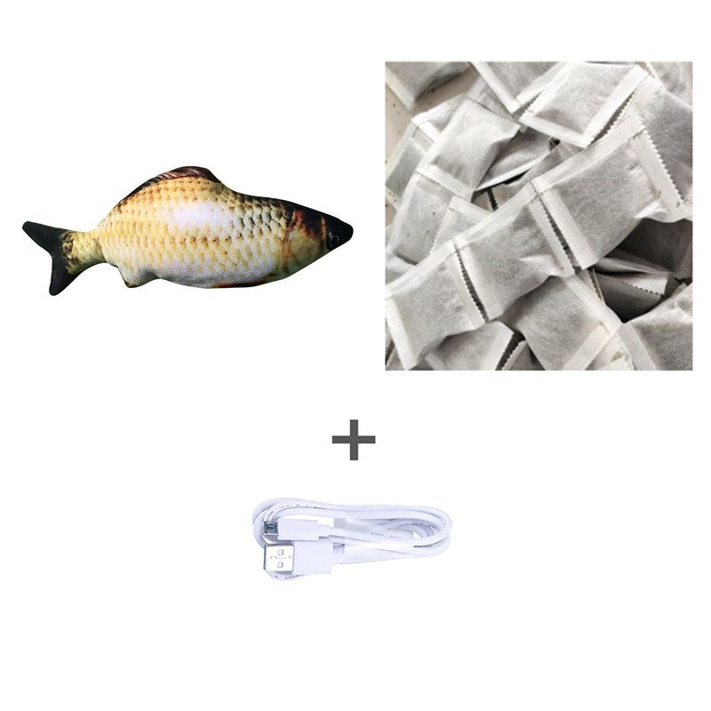 Electric Jumping Fish Simulation Toy – Interactive Flopping Fish for Cats & Pets