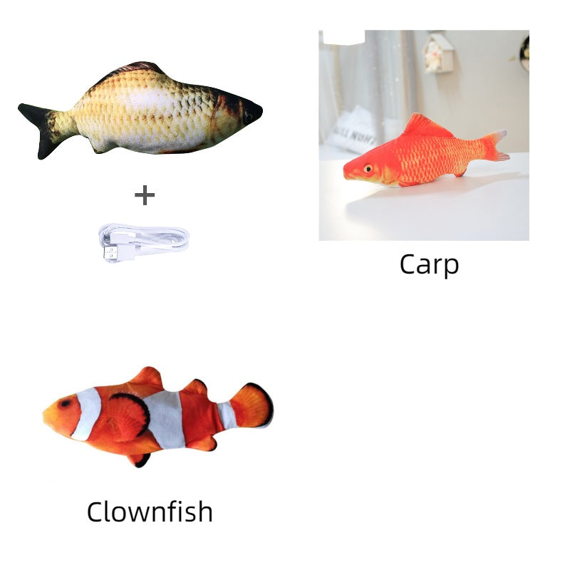 Electric Jumping Fish Simulation Toy – Interactive Flopping Fish for Cats & Pets