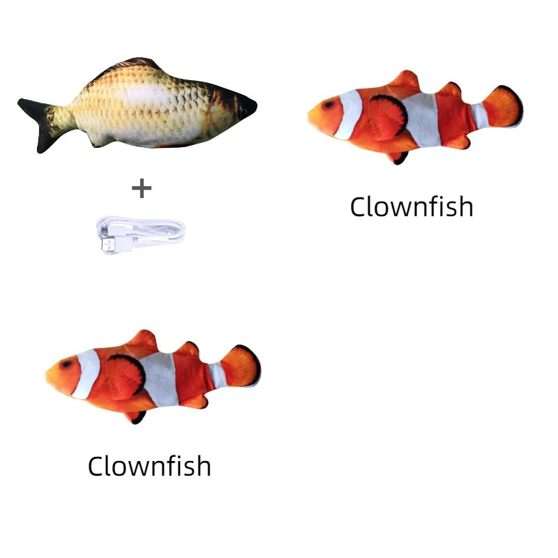 Electric Jumping Fish Simulation Toy – Interactive Flopping Fish for Cats & Pets