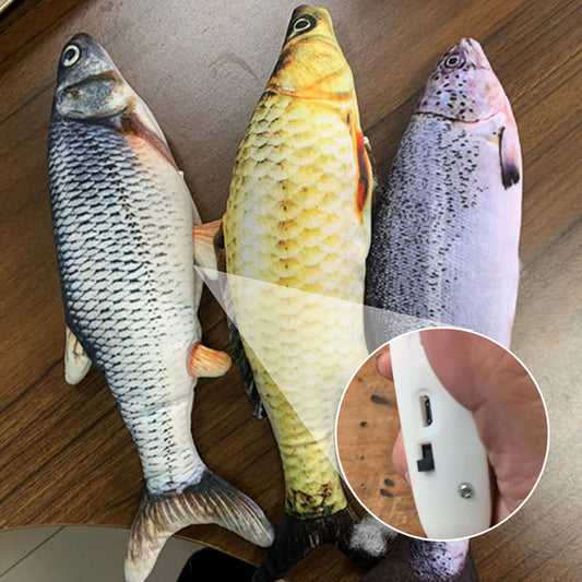 Electric Jumping Fish Simulation Toy – Interactive Flopping Fish for Cats & Pets