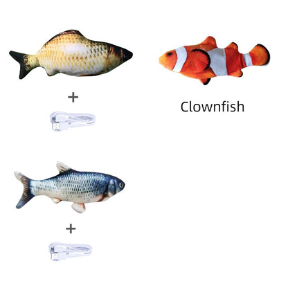 Electric Jumping Fish Simulation Toy – Interactive Flopping Fish for Cats & Pets