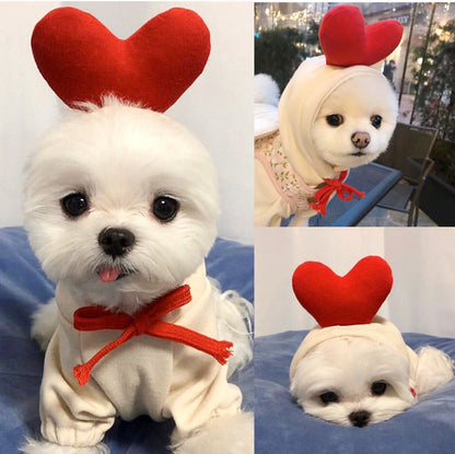 Cute Fruit Dog Clothes – Winter Fleece Hoodie for Small Dogs & Cats
