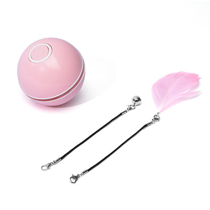 LED Laser Cat Toy Ball – Interactive Rolling Electronic Pet Toy