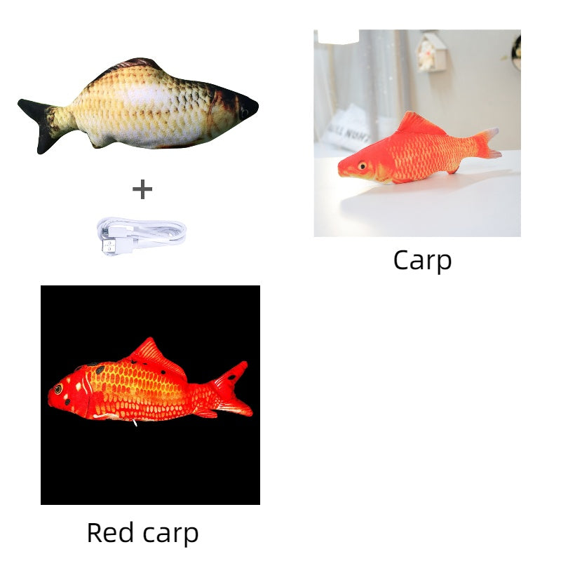 Electric Jumping Fish Simulation Toy – Interactive Flopping Fish for Cats & Pets