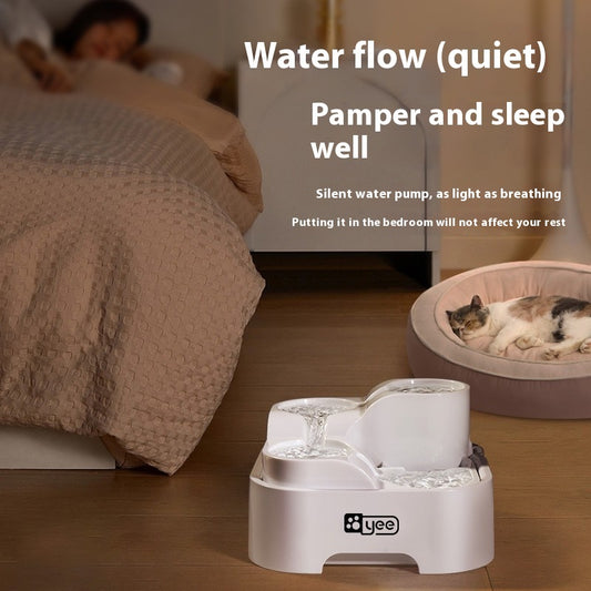 Automatic Cat Water Fountain with Filter – Circulating Flowing Fresh Water Dispenser