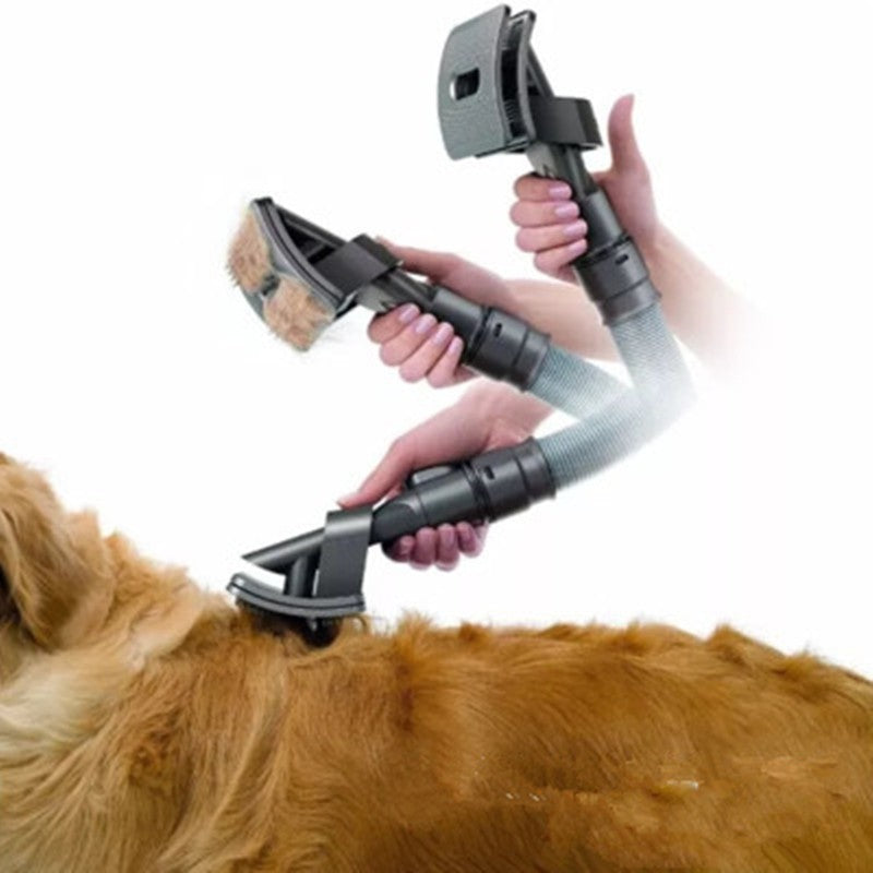 Pet Grooming Brush Tool – Vacuum Cleaner Attachment for Dogs & Cats