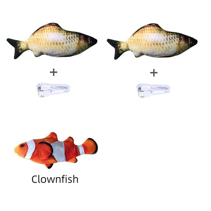 Electric Jumping Fish Simulation Toy – Interactive Flopping Fish for Cats & Pets